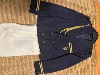 Traje comunión niño azul marino talla M