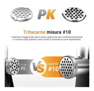 Tritacarne Elettrico 3-In-1