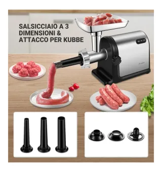 Tritacarne Elettrico 3-In-1