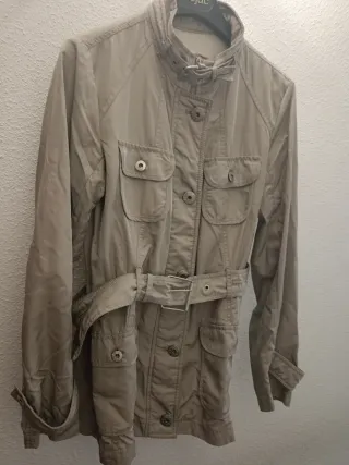 Chaqueta Purificación García Beige Talla M