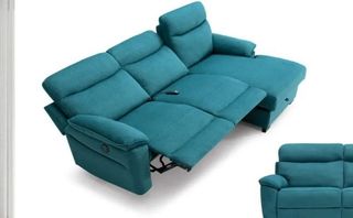 Sofá relax chaise longue Xenia gris
