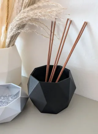 Set 3 Vasi Design Moderno Geometrico