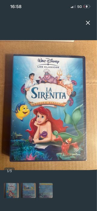 10 DVD La Sirenita Edición Especial Disney