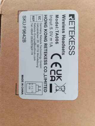 Cascos Inalámbricos Retekess Negro