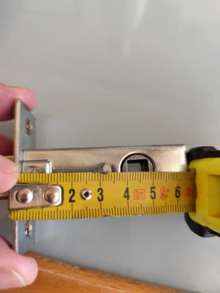 Picaportes tubulares dorados 45mm (Pack 10)