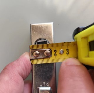 Picaportes tubulares dorados 45mm (Pack 10)