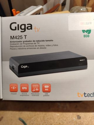Sintonizador Grabador TDT Giga tv M425 T
