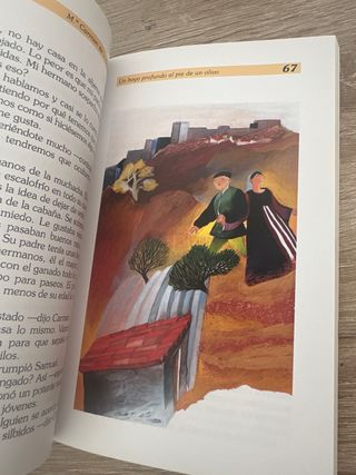 Un hoyo profundo al pie de un olivo