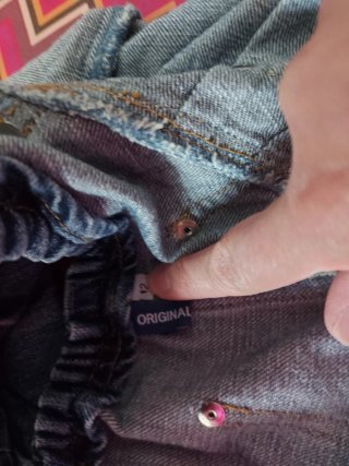 Gonna jeans neonata 1 anno fiori