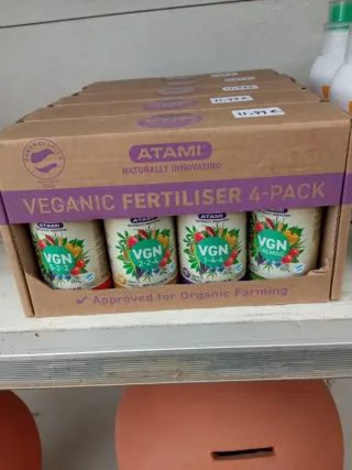 Pack 4 Abonos Veganos Atami VGN
