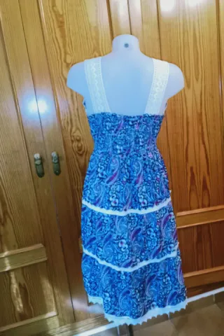 Vestido Estampado Estilo Hindú Talla XL