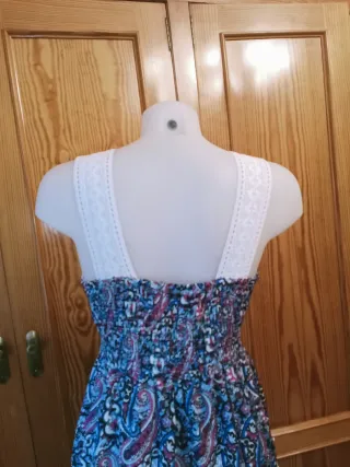 Vestido Estampado Estilo Hindú Talla XL