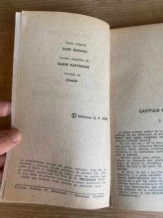 Huracán en las Bahamas – Peter Cheyney 1958
