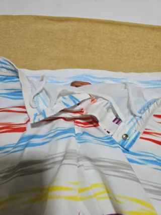 Costume da bagno Missoni a righe multicolor