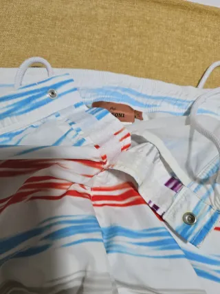 Costume da bagno Missoni a righe multicolor