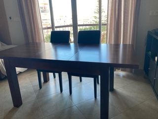 Mesa comedor madera extensible