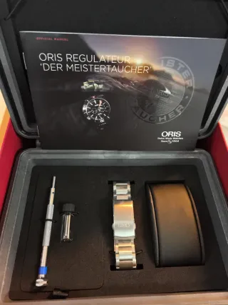 Brazalete Oris Regulateur Der Meistertaucher Titan