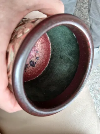 Portapenne vintage decorato