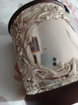 Portapenne vintage decorato