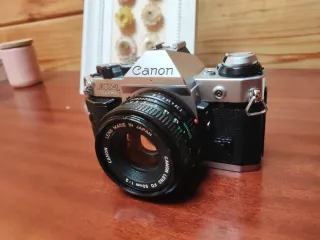 Canon AE-1 Program com Lente FD 50mm