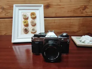 Canon AE-1 Program com Lente FD 50mm