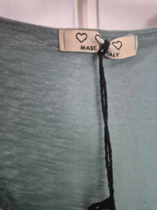 Camiseta Talla M/L con Mickey Plateado