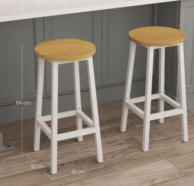 Juego 2 taburetes de bar