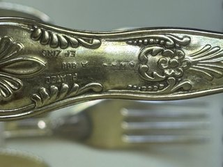 Cubertería italiana baño plata 12 personas
