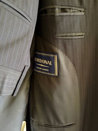 Traje de hombre gris Talla S