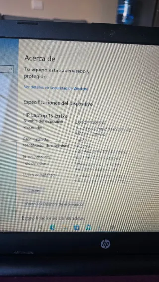 Portátil Intel Core i7 8th Gen