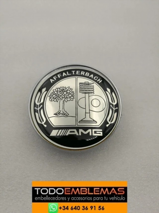 Logo AMG negro capot nuevo