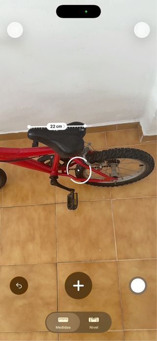 Bicicleta infantil roja