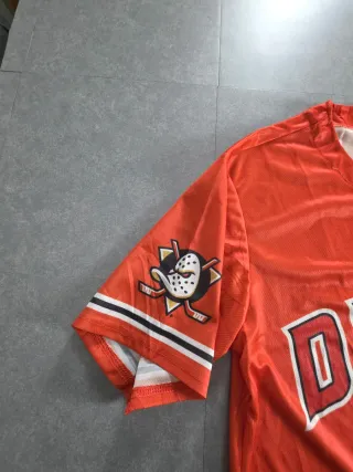 Maglia Baseball Anaheim Ducks Arancione Vintage