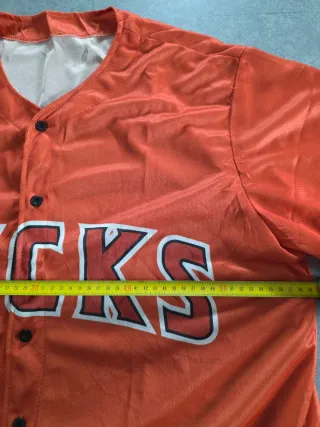 Maglia Baseball Anaheim Ducks Arancione Vintage