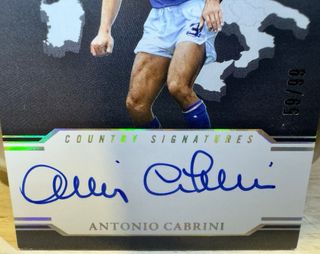 Antonio Cabrini Auto 59/99 Panini Noir Italy