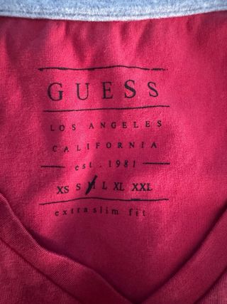 Camiseta Guess Roja Talla M