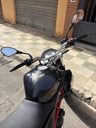 Macbor Shifter 125cc Naked Negra/Roja