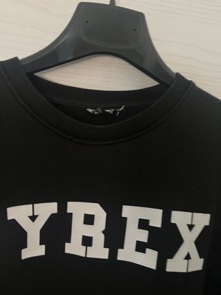 Felpa Pyrex nera kids tg XL