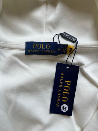 Felpa con cappuccio Polo Ralph Lauren bianca