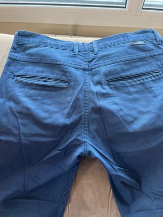 Pantalones hombre talla 40 azul