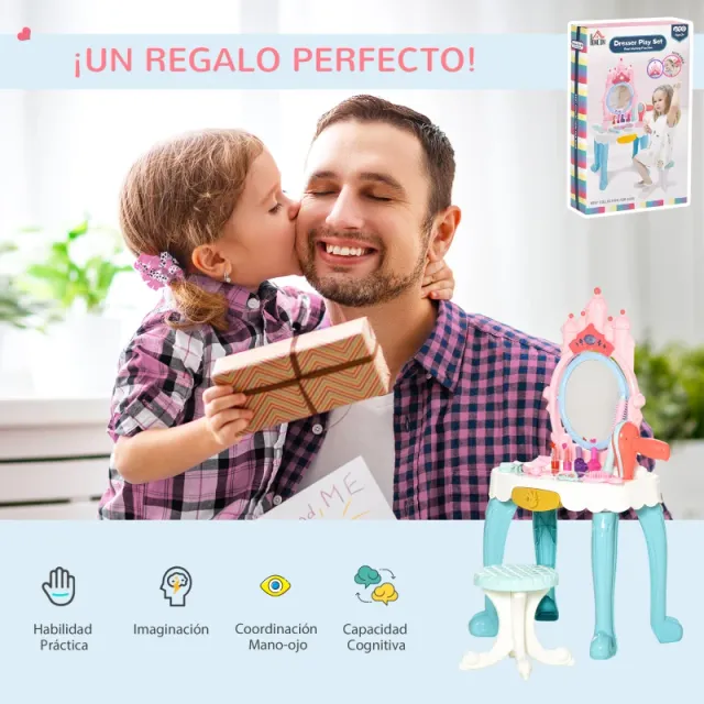 Toeletta per bambini con sgabello