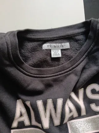 Sudadera gris ALWAYS BE YOURSELF