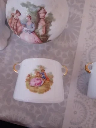 Lote de 4 piezas vintage decorativas