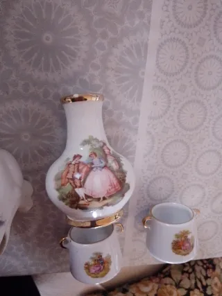Lote de 4 piezas vintage decorativas