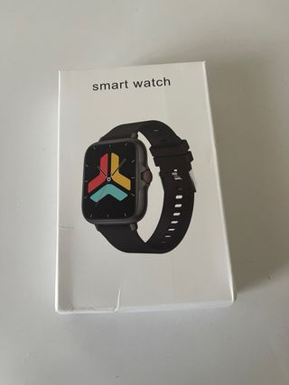 Smartwatch HD 1.83 Touchscreen Nero/Bordeaux