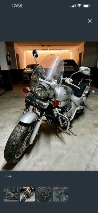 Kymco Venox 250 color plata