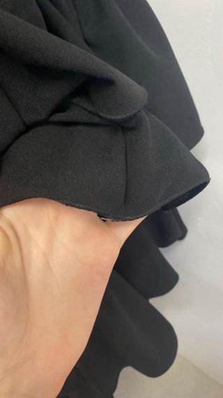 Vestido Sevillana Negro Volantes