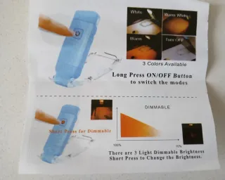 Luz LED recargable para lectura USB a Estrenar.