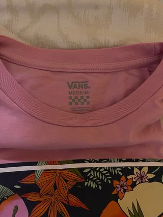 Camiseta Vans Rosa Talla M Floral