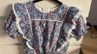 Mono largo Coconut T.13-14 floral manga corta